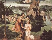 PATENIER, Joachim The Baptism of Christ oil